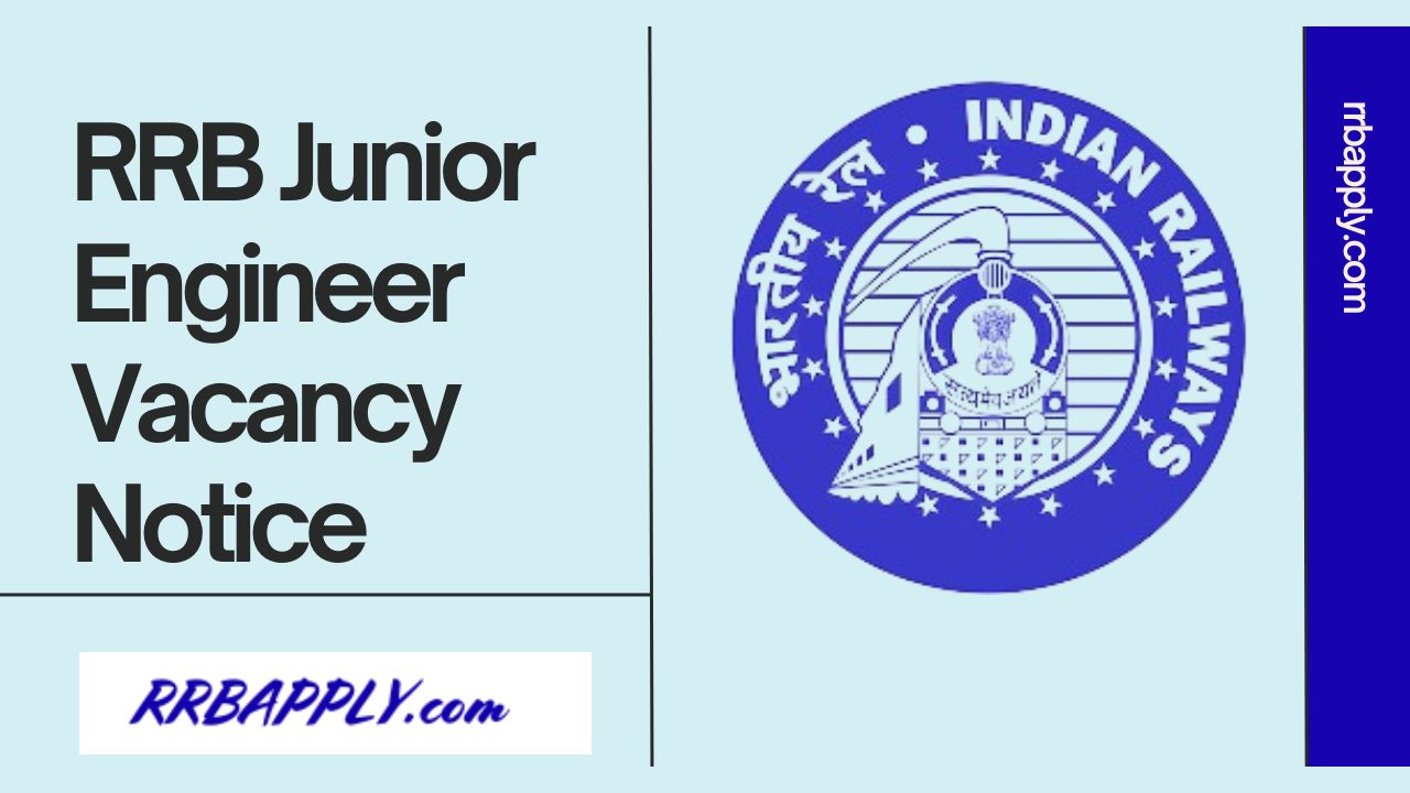 Rrb Junior Engineer Recruitment Apply Online Starts