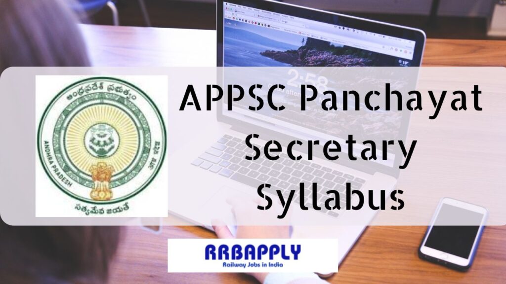 APPSC Panchayat Secretary Syllabus 2024