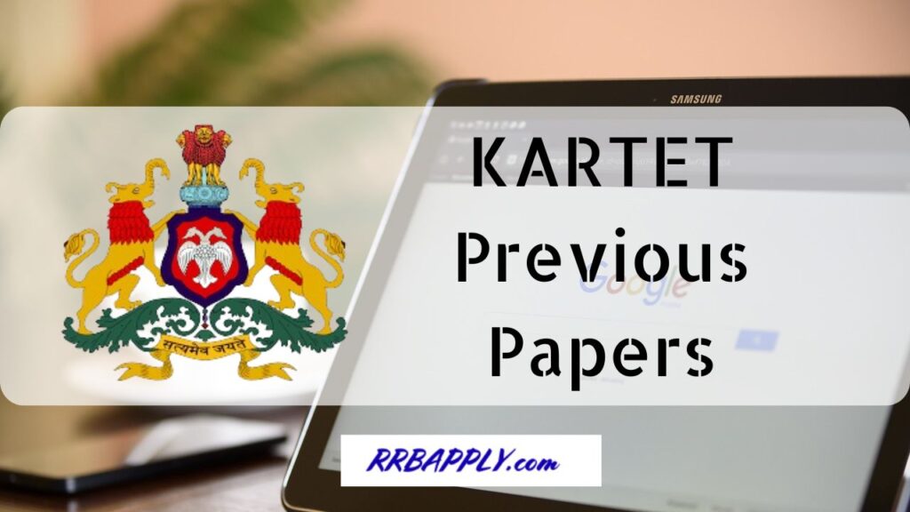 KARTET Previous Papers & Karnataka TET Old Question Paper with Answers are shared here to help the candidates prepare for the exam.