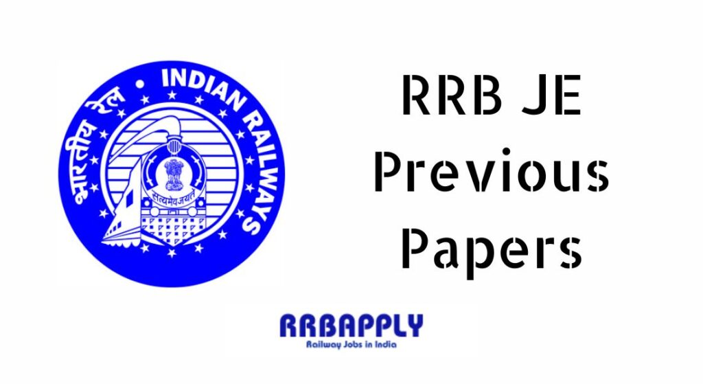 RRB JE Previous Papers 2024