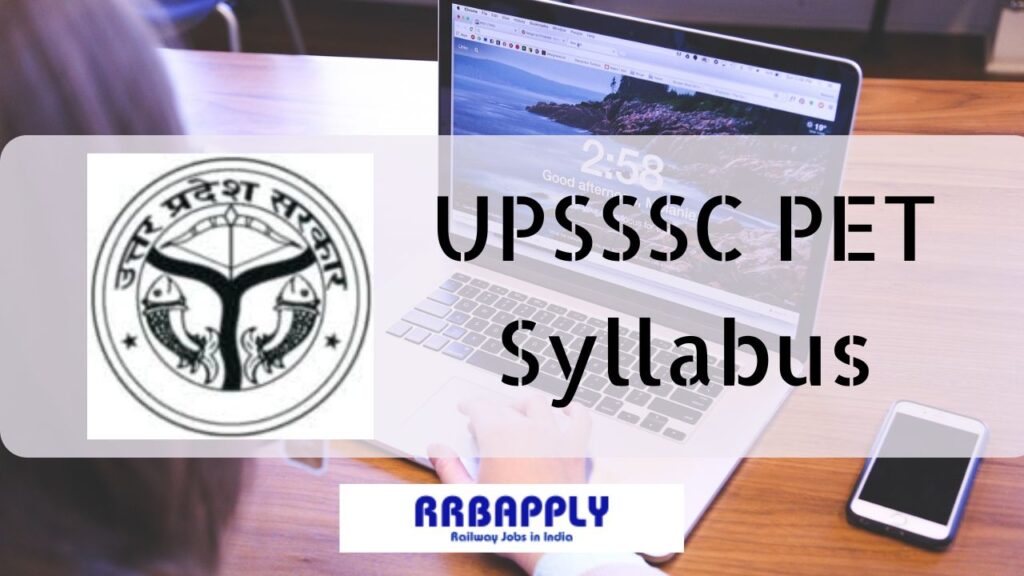 UPSSSC PET Syllabus 2024