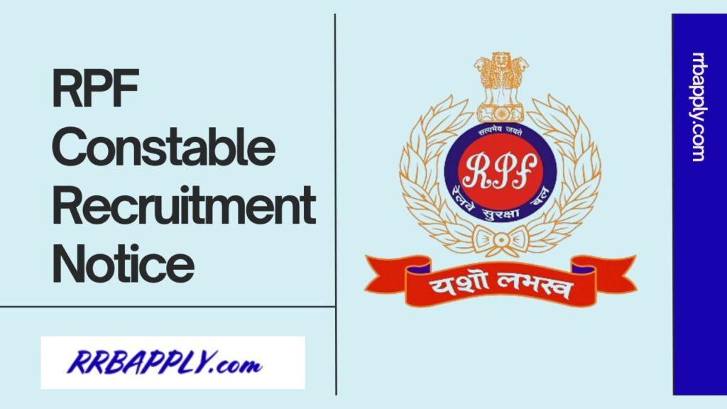 RPF Constable Recruitment 2024 Application Form is active till 14/05/2024. Therefore the aspirants can submit the application within the closing date.
