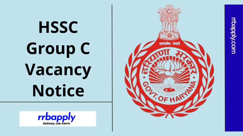 HSSC Group C Recruitment 2024: Haryana SSC Group C Recruitment 2024 Vacancy, Eligibility & Apply Online Link is shared here for aspirants.