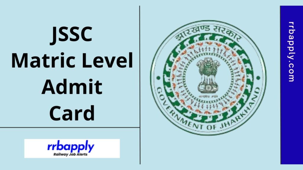 JSSC Matric Level Admit Card 2024 Direct Download Link of Hall Ticket in c/w JMLCCE 2023 is shared here for the interested candidates.