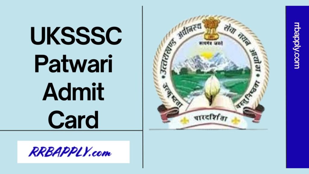 Uttarakhand Patwari Admit Card 2024, Direct Link to UKPSC Lekhpal / Patwari Hall Ticket for download is shared on this page for aspirants