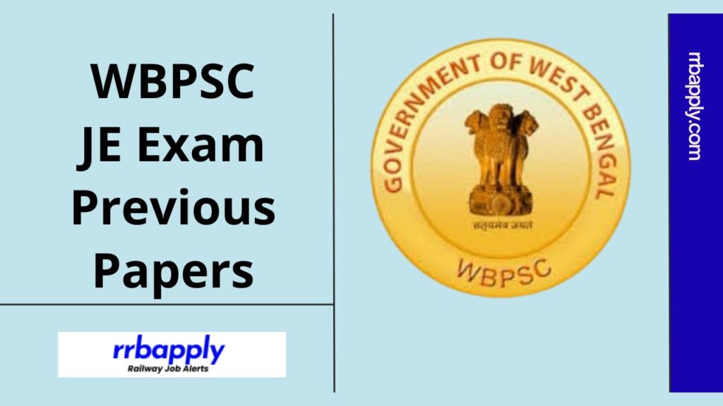 WBPSC JE Previous Papers with Answers are present here. Get the perfect preparation, with the practice of Old Papers & study material