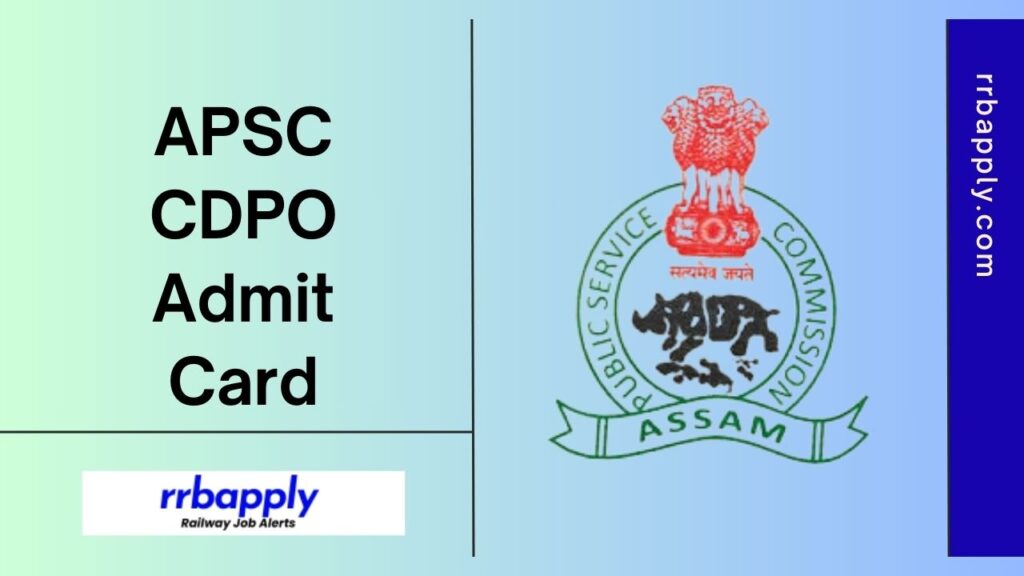 APSC CDPO Admit Card 2024: Check the Assam PSC CDPO Recruitment Call Letter Download Process and Download Link shared on this page.