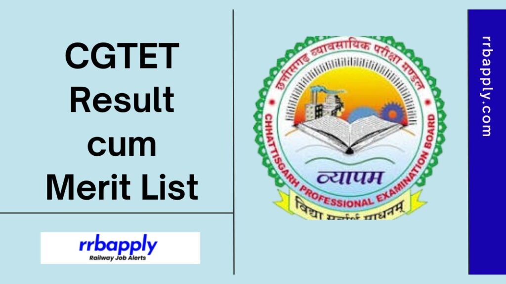 CG TET Result 2024: Check Chhattisgarh TET Paper 1 & Paper 2 Result, Cut Off, Merit List & Score Card as it is shared on this page for all.