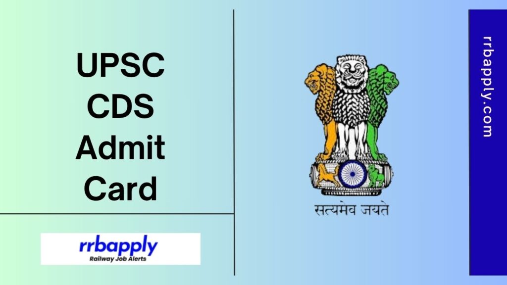 UPSC CDS 2 Admit Card 2024 Direct Link in c/w Exam scheduled for 1st September 2024 is shared on this page for the aspirants.