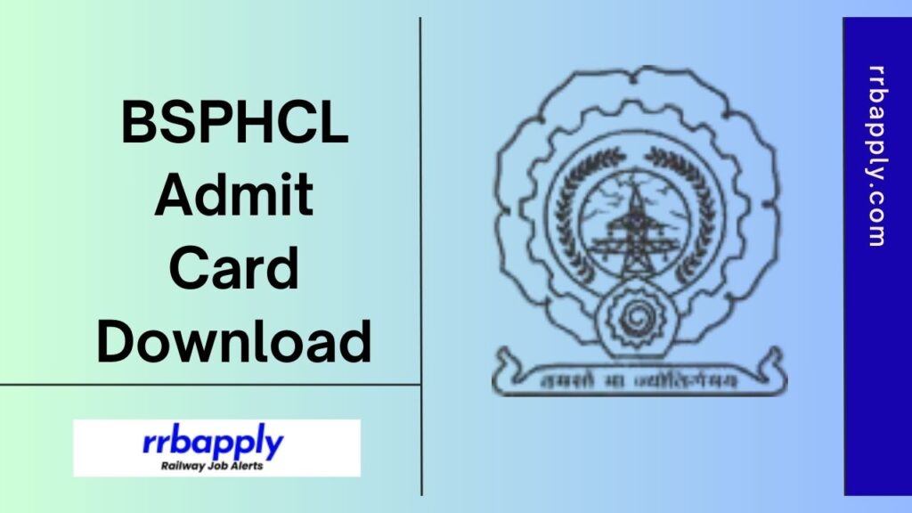 BSPHCL Admit Card 2024 will be available online in connection to 4016 Clerk, Technician, JEE, AEE, Store Assistant, etc. posts. Check it Here