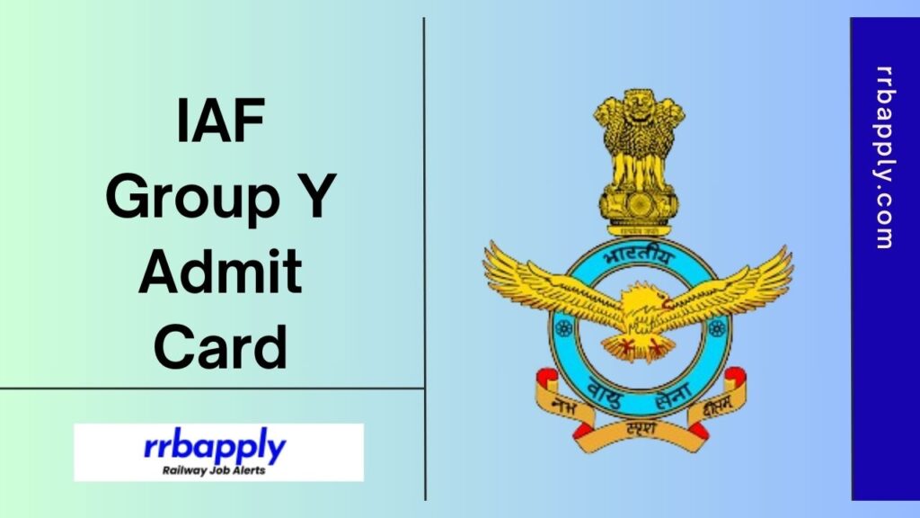 Indian Air Force Group Y (Non-Technical) Admit Card 2024 prevails here. Eligible candidates can use the direct link to download hall ticket