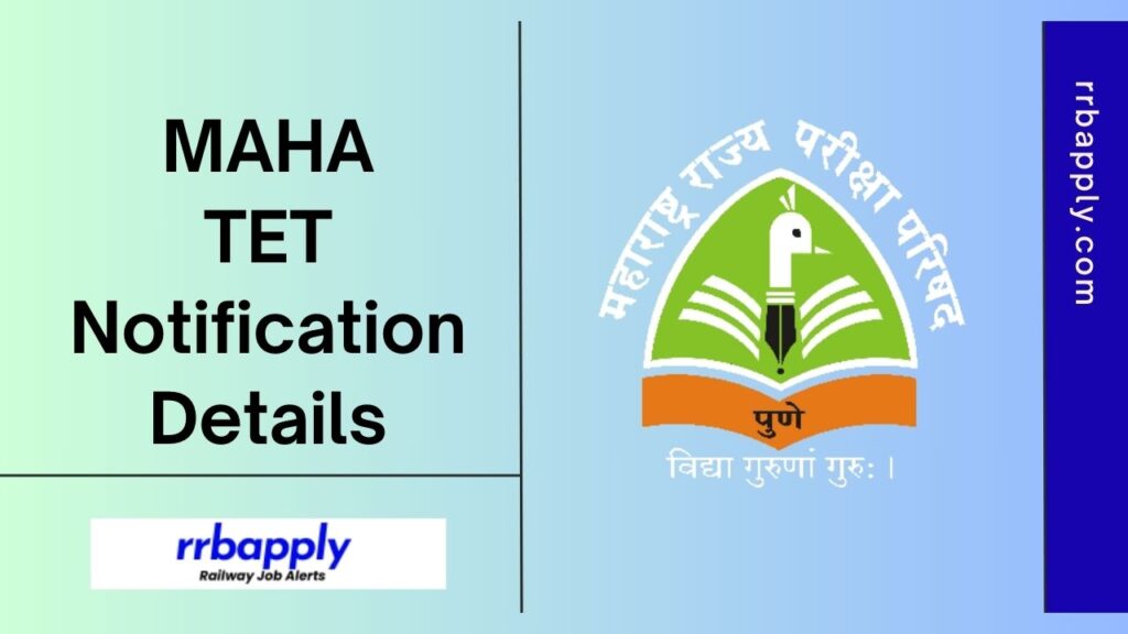 MAHA TET 2024: Check Maharashtra TET 2024 Notification Details like Eligibility, Paper Overview and Online Application Form shared here.