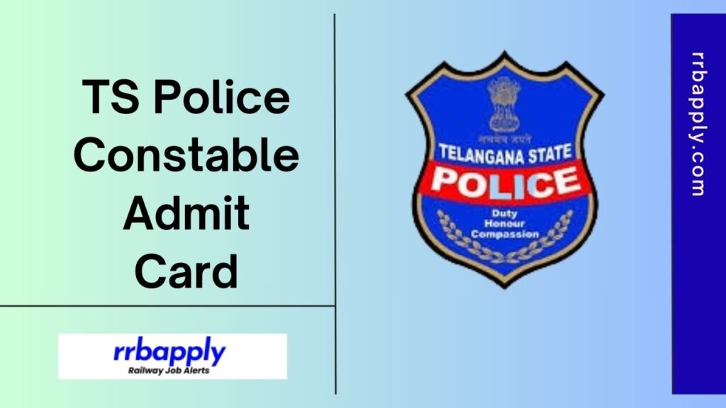 TS Police Constable Admit Card 2024 or Telangana Police Constable Hall Ticket 2024 releases online @ tslprb.in. Check the Download Link Here