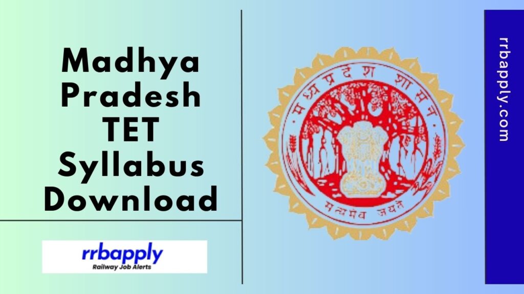 MP TET Syllabus 2024, Check Paper 1 / 2 Syllabus PDF Download