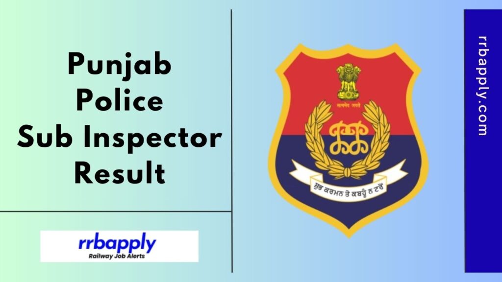 Punjab Police SI Result 2024: Check Punjab Police Sub Inspector Result, Cut Off Marks, Merit List Updates through the direct link shared here.