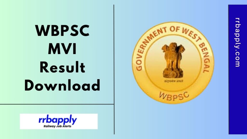 WBPSC MVI Result 2025 - WBPSC Motor Vehicle Inspector Cut Off & Selection List can be checked easily from this page by the aspirants.