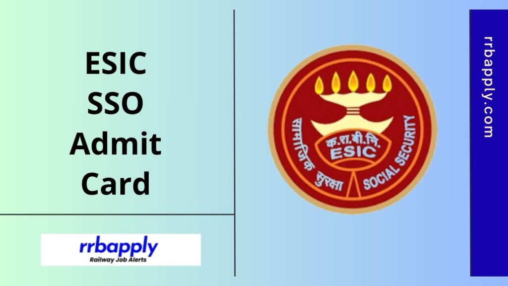 ESIC SSO Admit Card 2025 for the Prelims Exam of Social Security Officer Recruitment 2025 can be downloaded from this page easily.