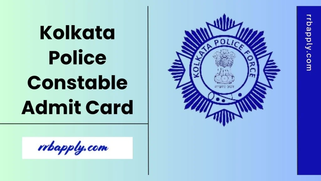 Kolkata Police Constable Admit Card 2025 Direct Download Link to fetch the Hall Ticket is shared on this page for the ease of the candidates.
