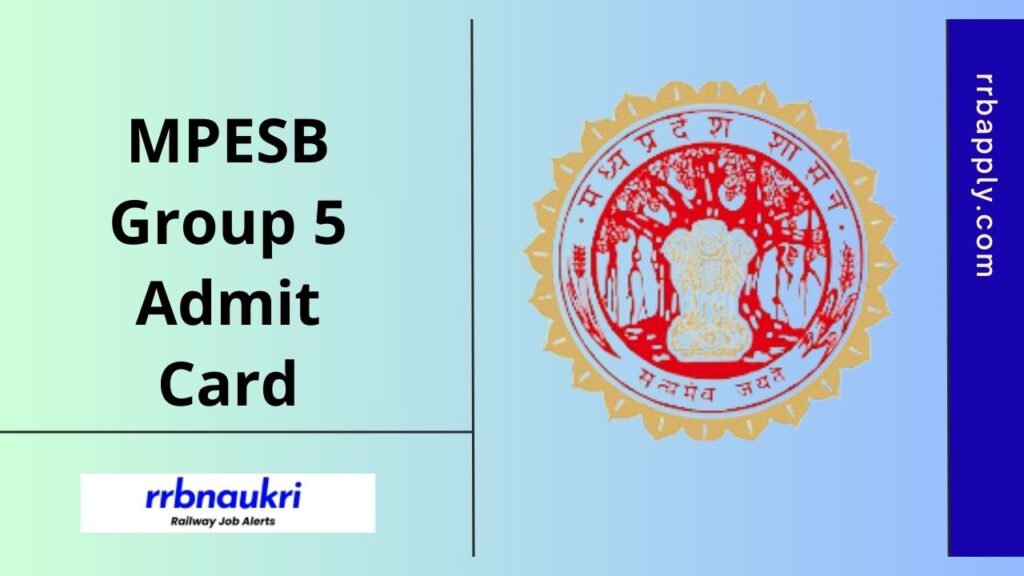 MPESB Group 5 Admit Card 2025 for the Staff Nurse & Paramedical Posts Exam can be easily downloaded from this page by the aspirants.