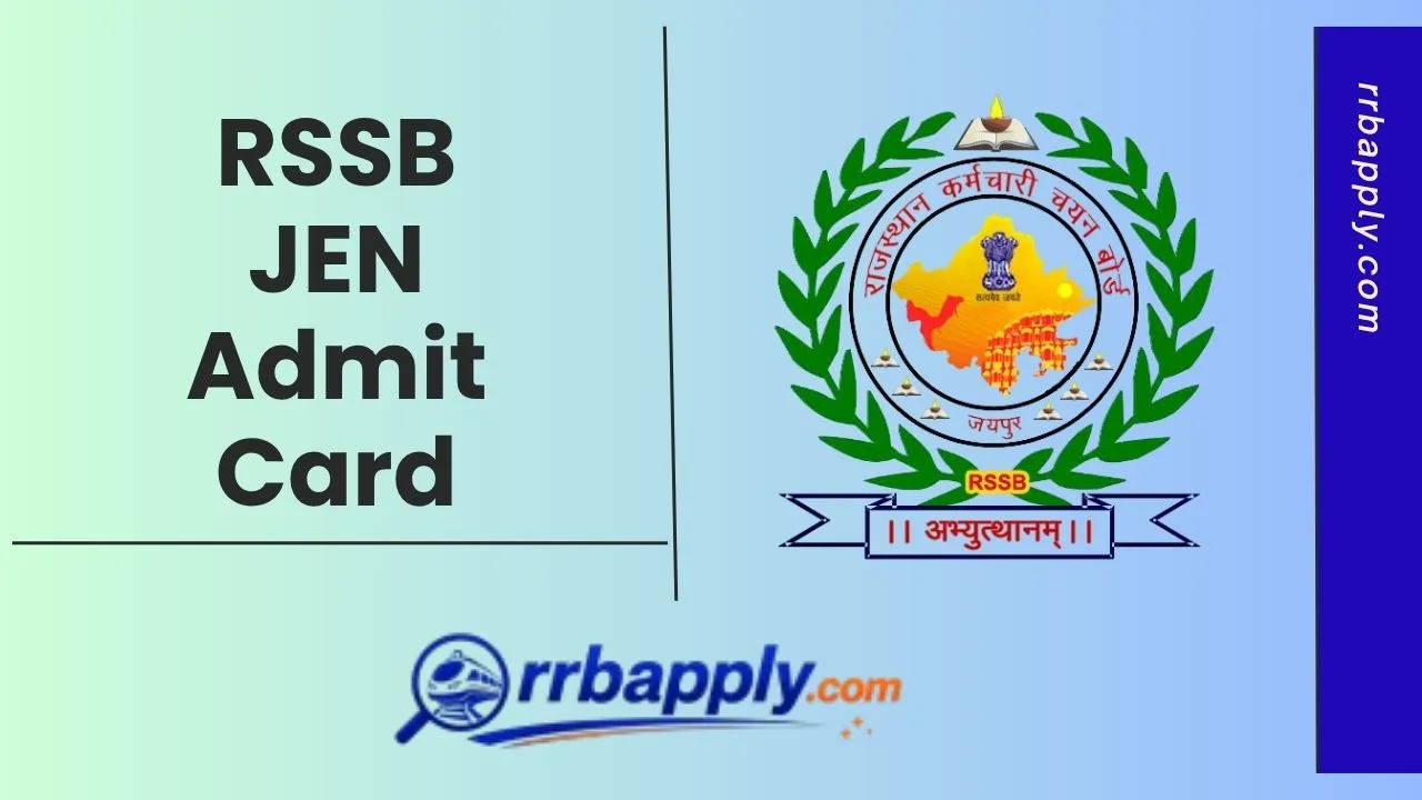 RSSB JE Admit Card 2026 Direct Link in c/w Rajasthan RSSB Junior Engineer Recruitment is made available on this page for aspirants.