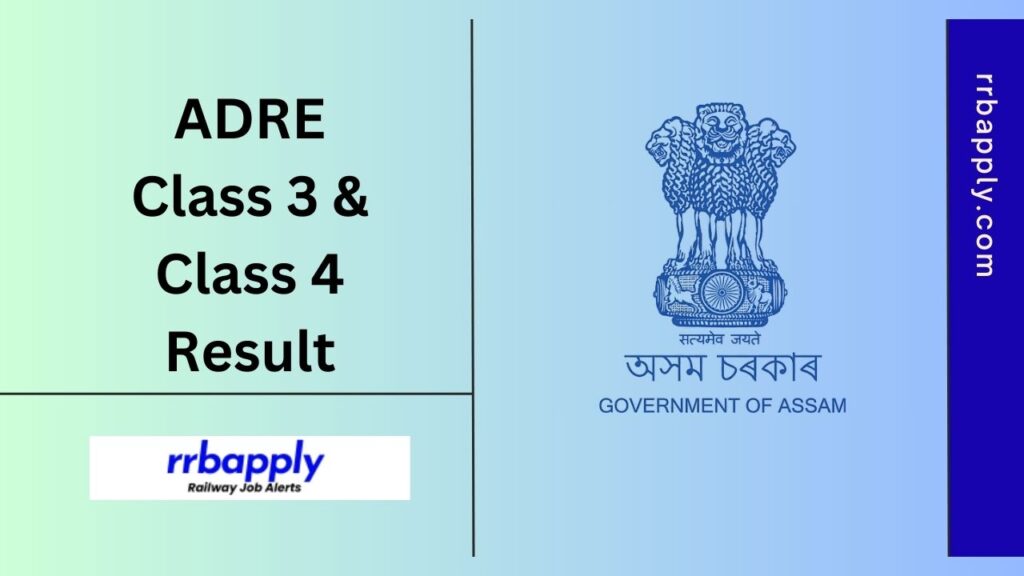 ADRE Result 2025 for Class 3 & 4 Posts Written Examination can be easily checked through the direct link shared on this page.