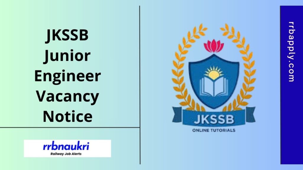 JKSSB JE Recruitment 2025 Notification Details like Eligibility, Vacancy & Online Application Direct Link is shared on this page for aspirants