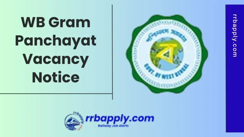 Latest WB Gram Panchayat Recruitment 2026 Notification is set to be released from Department of P&R Development, WB Govt. Check details here.