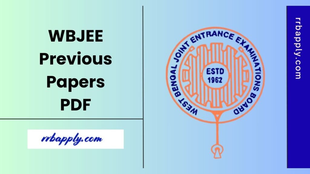 WBJEE Previous Papers PDF - Download WB Joint Entrance Exam Previous Question Papers of Physics, Chemistry and Math from this page to prepare.