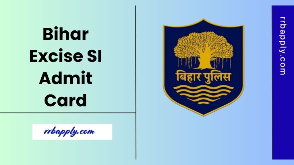Bihar Excise SI Admit Card 2025 Direct Download Link for the SI Prohibition Prelims Examination can be easily downloaded from this page.
