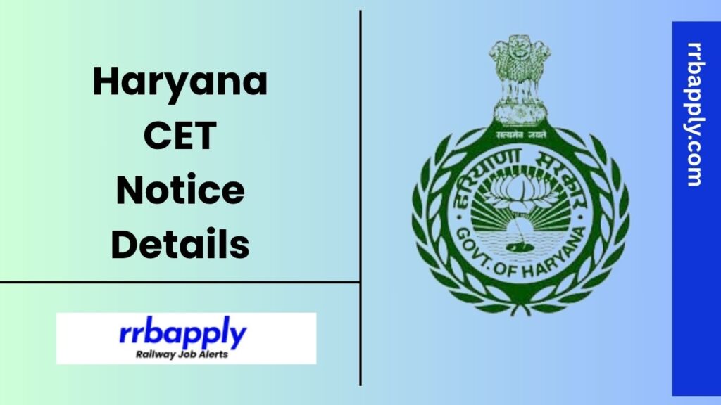 Haryana HSSC CET 2025 Notification Details like eligibility, important dates and Online Registration Link is shared here for the aspirants.