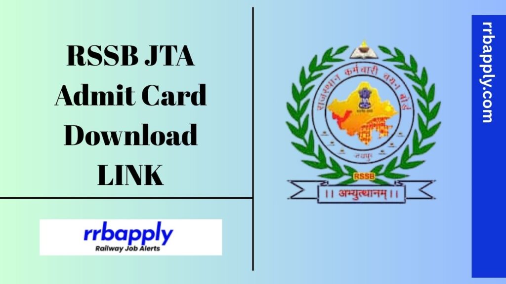 RSSB JTA Admit Card 2025 is released now, Hence, Download Rajasthan Junior Technical Assistant Call Letter through the direct link shared.