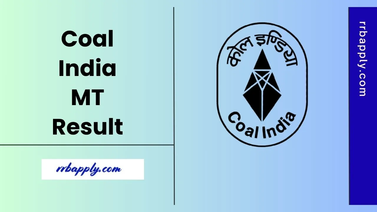 CIL MT Result 2026 - Coal India Management Trainee Cut Off & Merit List PDF can be directly checked through the direct link shared here.