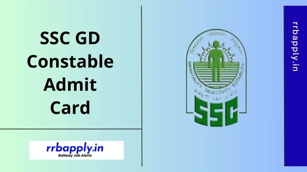 SSC GD Constable Admit Card 2026: Get the Direct Link to download SSC GD Constable Call Letter for the CBE and PET/PST from this page.