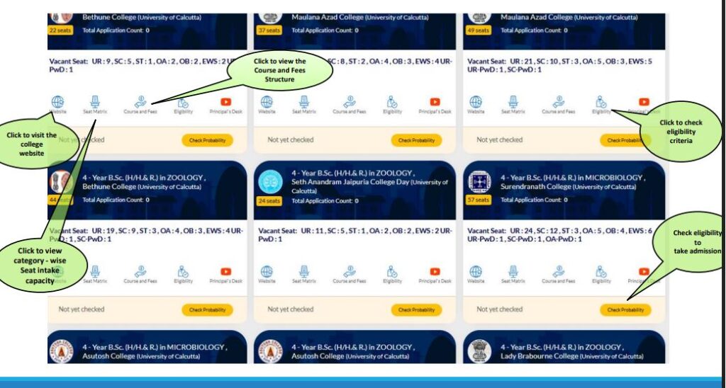 Stage 4: Add Programme / College to Preference