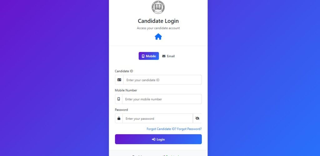 WBSSC SLST Filling Application Form Step 2