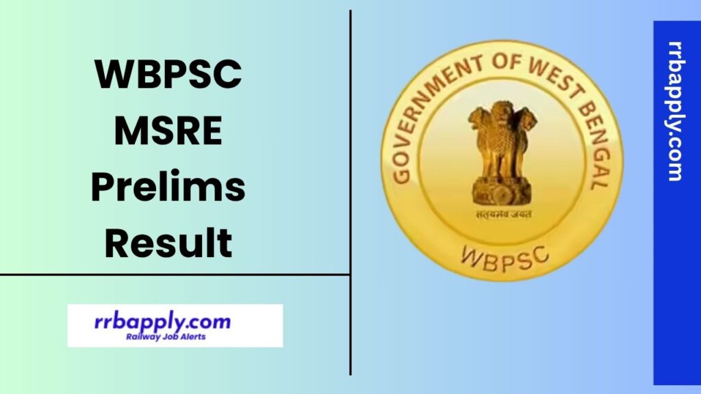 WBPSC Miscellaneous Prelims Result 2025 Released on 16th July 2025. Exam Participants can check the qualifying status through this page