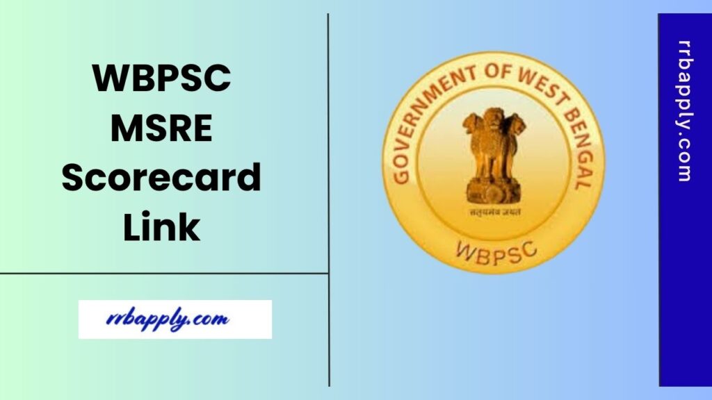 WBPSC Miscellaneous Scorecard 2025 (Released), Check Prelims Score / Marks PDF through the direct link shared on this page for the aspirants.