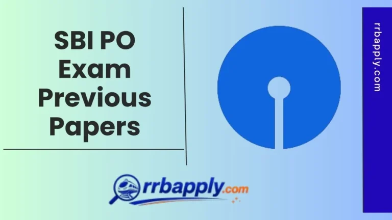 SBI PO Previous Year Question Papers, Probationary Officer Old Question Papers PDF