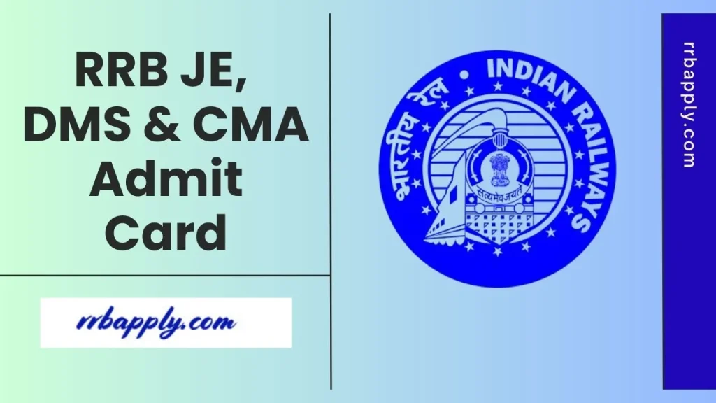 RRB JE Admit Card 2026 Direct Download Link of CBT 1 Computer Based Test is shared here to let aspirants easily fetch the call letter.