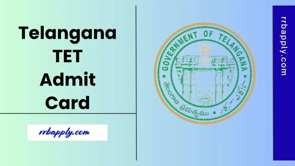 TG TET Hall Ticket 2026: Download Telangana TET Admit Card 2026 @ tgtet.aptonline.in through the direct download link shared here.