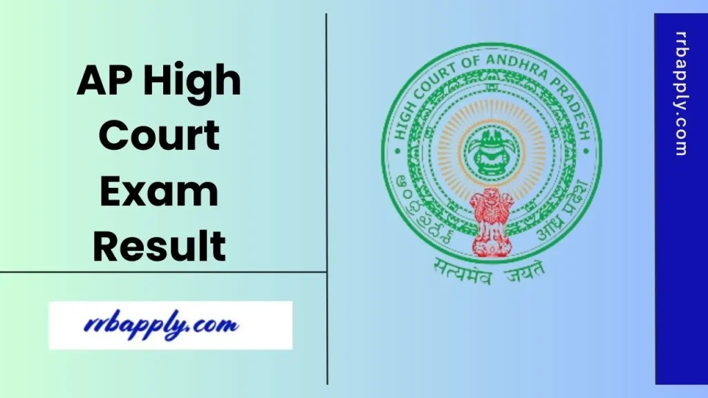 AP High Court Result 2025 (Out), Check aphc.gov.in Junior Assistant & Other Posts Result through the direct link shared on this page