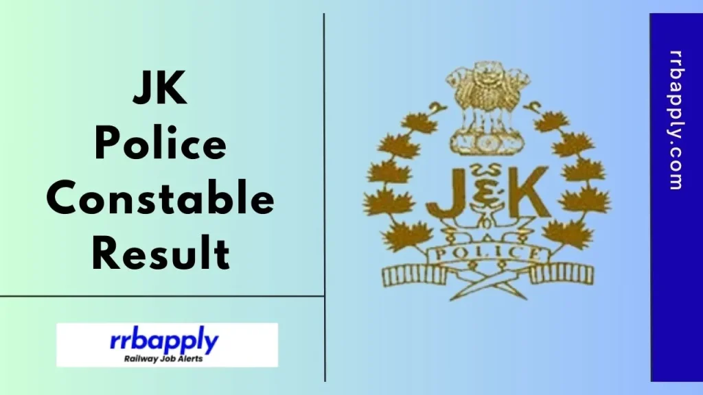 JK Police Constable Result 2026 for Written Examination can be checked through the direct link shared on this page for the aspirants.