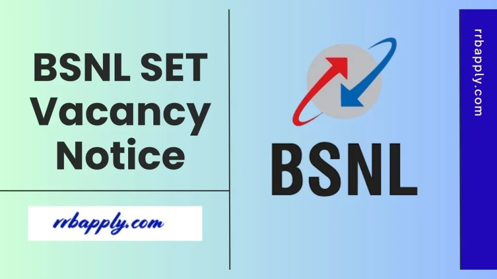 BSNL SET Recruitment 2026, [120 Post] Apply Online Starts for Senior Executive Trainee @ bsnl.co.in. Important details & direct link is here