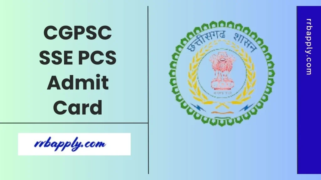 CGPSC SSE Prelims Admit Card 2026 is released from 10th February 2026. Applicants can follow the direct link here to fetch the hall ticket.