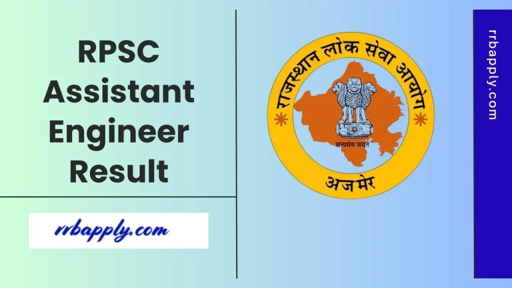 RPSC AE Result 2026 - Check Rajasthan PSC Assistant Engineer Prelims / Mains Examination Result & Final Result through the direct link here