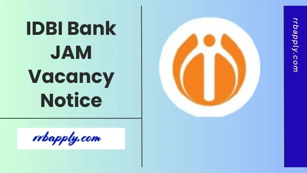 IDBI Bank JAM Recruitment 2026, Apply Online for Junior Assistant Manager Jobs @ idbi.bank.in through the direct link shared here.