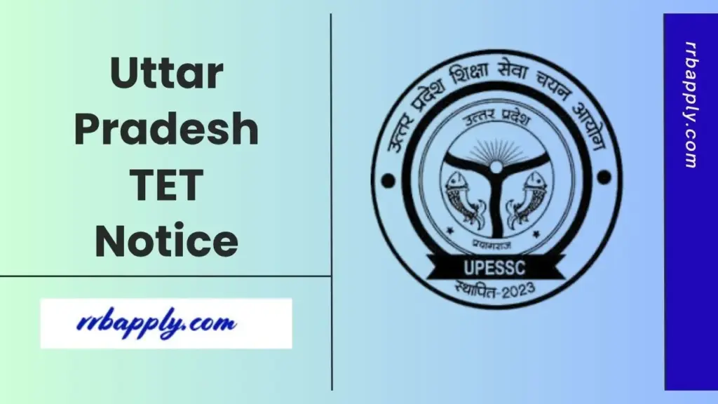 UPTET Notification 2026 - Check Uttar Pradesh TET Notification 2026 Details like Eligibility, Vacancy & Online Application Link from here