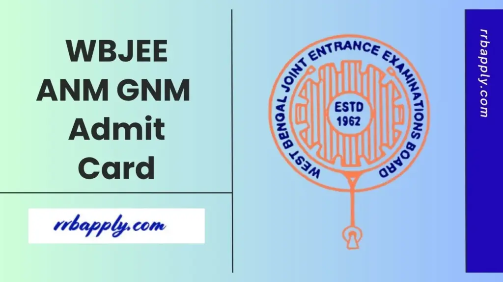 Download WBJEE ANM GNM Admit Card 2026 in c/w Nursing Entrance Exam of West Bengal through the direct link shared on this page.