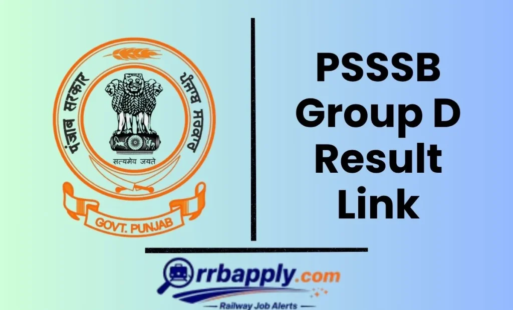 PSSSB Group D Result 2026 (Out @ sssb.punjab.gov.in), Check Merit List, Cut Off & Next Steps through the direct link shared on this page.