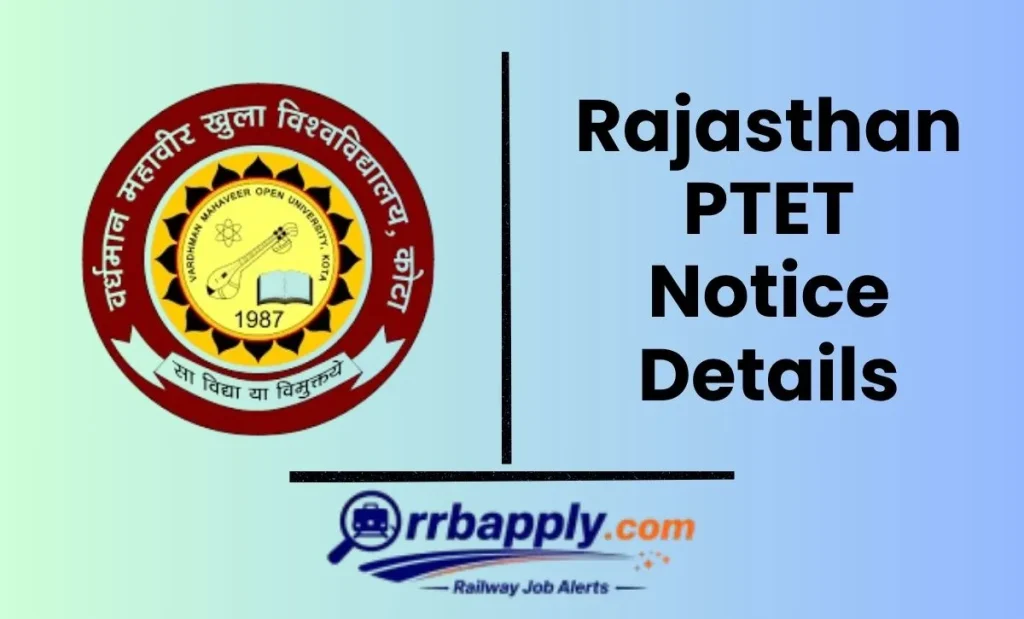 Get complete details on Rajasthan PTET 2026 including notification, exam date, eligibility criteria, important dates and Apply online now.